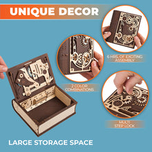 Ugears Book of Secrets 3D Mechanical Model Wooden Puzzle DIY Kits for Adult Kids Toys Gift