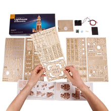 Ugears Lighthouse Of Alexandria 3D Mechanical Model Wooden Puzzle DIY Kits for Adult Kids Toys Gift