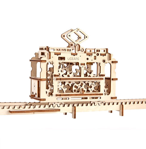 UGEARS TRAM ON RAILS